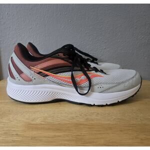 Saucony Cohesion 15 Women's Size 10.5 Sneaker Fog and Sunstone Vert NO INSOLES